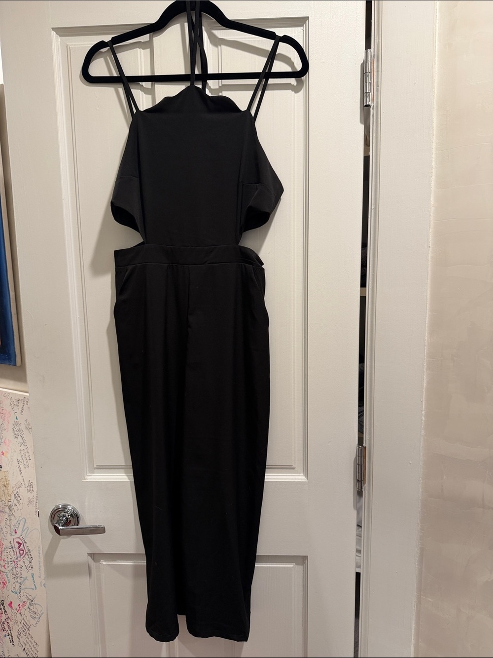 Black Strappy Jumpsuit